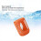 Shockproof Silicone Protective Sleeve for Speaker Mini Dustproof Cover Case Enhanced Grip Orange 3