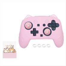 For 2 Pro Cat Controller Skin Grips Set Anti-Slip Sweat-Proof Tight Fit Easy Installation
