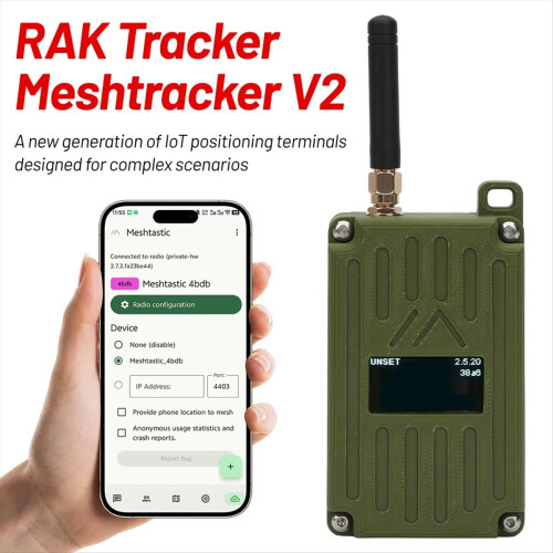 For Wisblock WisMesh Pocket V2 RAK MeshTracker Lora Node Repeater RAK4631 GNSS GPS 2