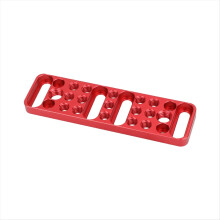 Multifunctional Cheese Plate with 75mm 1/4In & 3/8In Threads for Tripod Cage Rig Expansion Filmmaking Accessory A