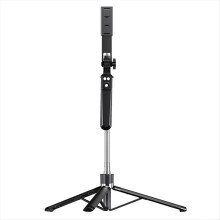 Selfie Stick360 Rotation 170cm with Wireless Bluetooth Extended Tripod Remote Shutter for Android Ios Smartphone A