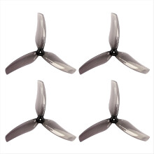 4 Pair of 2609-3 Propeller 3-Blade PC Prop 65MM for F9A-B U14 200 Hollow Cup Group Drones DIY Parts Grey