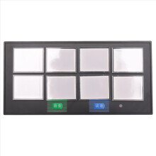 8-Channel Alarm Annunciator Panel Sound and Light Flash Controller AC220V Industrial LED Indicator
