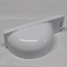 Padlock Protector Hasp and Staple Right Hand White (Safety Protection)