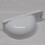 Padlock Protector Hasp and Staple Right Hand White (Safety Protection) 1