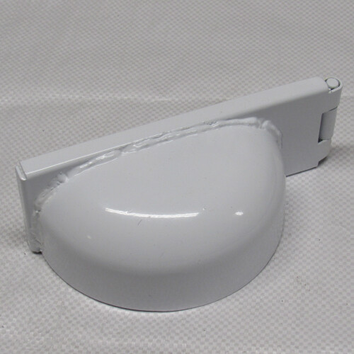 Padlock Protector Hasp and Staple Right Hand White (Safety Protection)