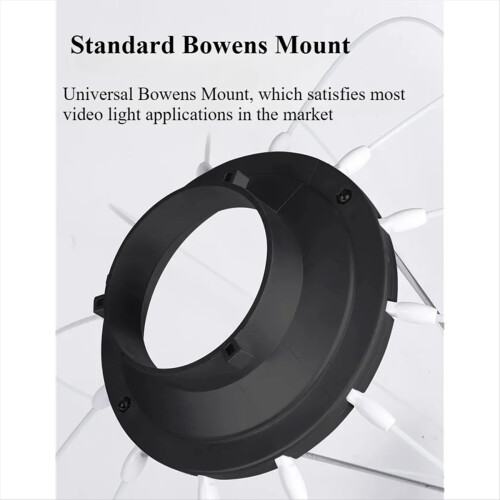 35cm Globe Lantern Softbox Mount Quick Ball Diffuser Ring Soft Light Modifier for Film Production, Video Shoots 1