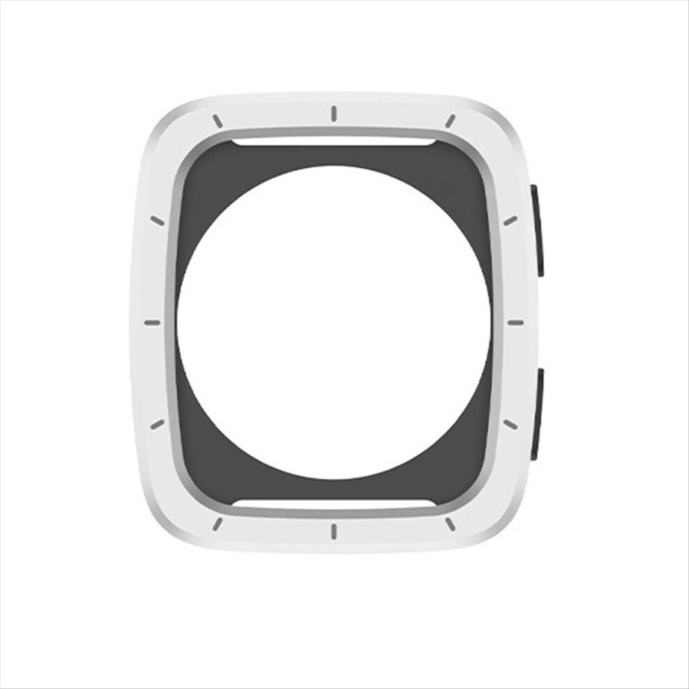 Photos - Watch Strap For Active 2 Square/Active2s Square Sapphire Watch Metal Protective Case Silver Blue,Silver