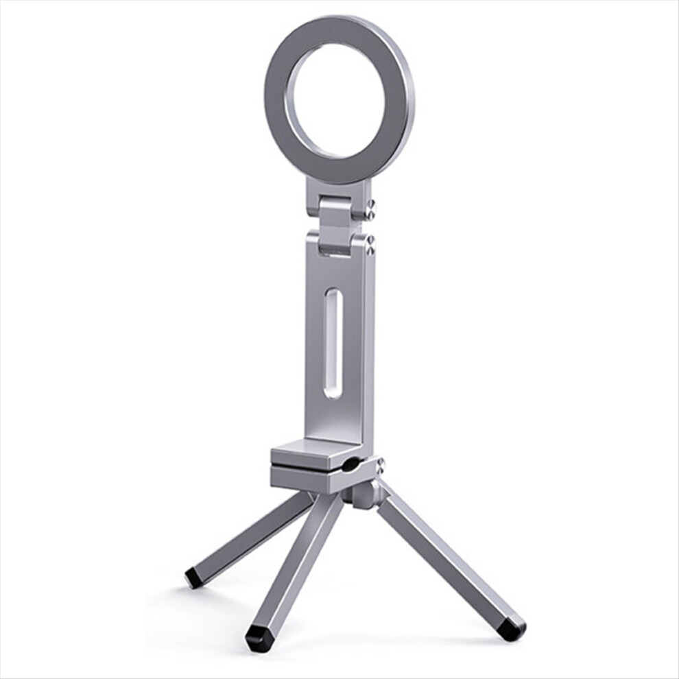 Foldable Magnetic Phone Tripod Holder, 360 Rotating Portable Stand For Travel Video Desk Plane 4851726415724