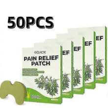 (50pcs)10-50pcs Knee Patch Wormwood Knee Sticker Plaster Extract Analgesic Cartilage Pain Relieving Patch Self-heating Relieve Joint Ache