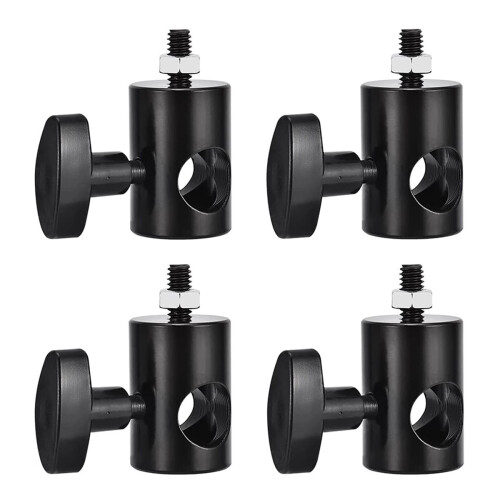 4PCS Light Stand Adapter Rapid Convert Multi Functional Adapter, Tip Boom Arm Photography Accessory