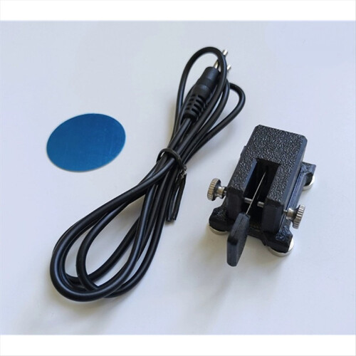 CH-5030 CW Single Paddle Automatic Key Portable Morse Code Strong Magnetic Adsorption Type Base 1