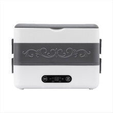 Portable Electric Lunch Box Automatic Rice Cooker with Timer Insulated Food Warmer for Office Mini Cooking Machine (EU)