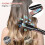 Haarglätter mit Keratinbehandlung, breite Platten, schwarz 5