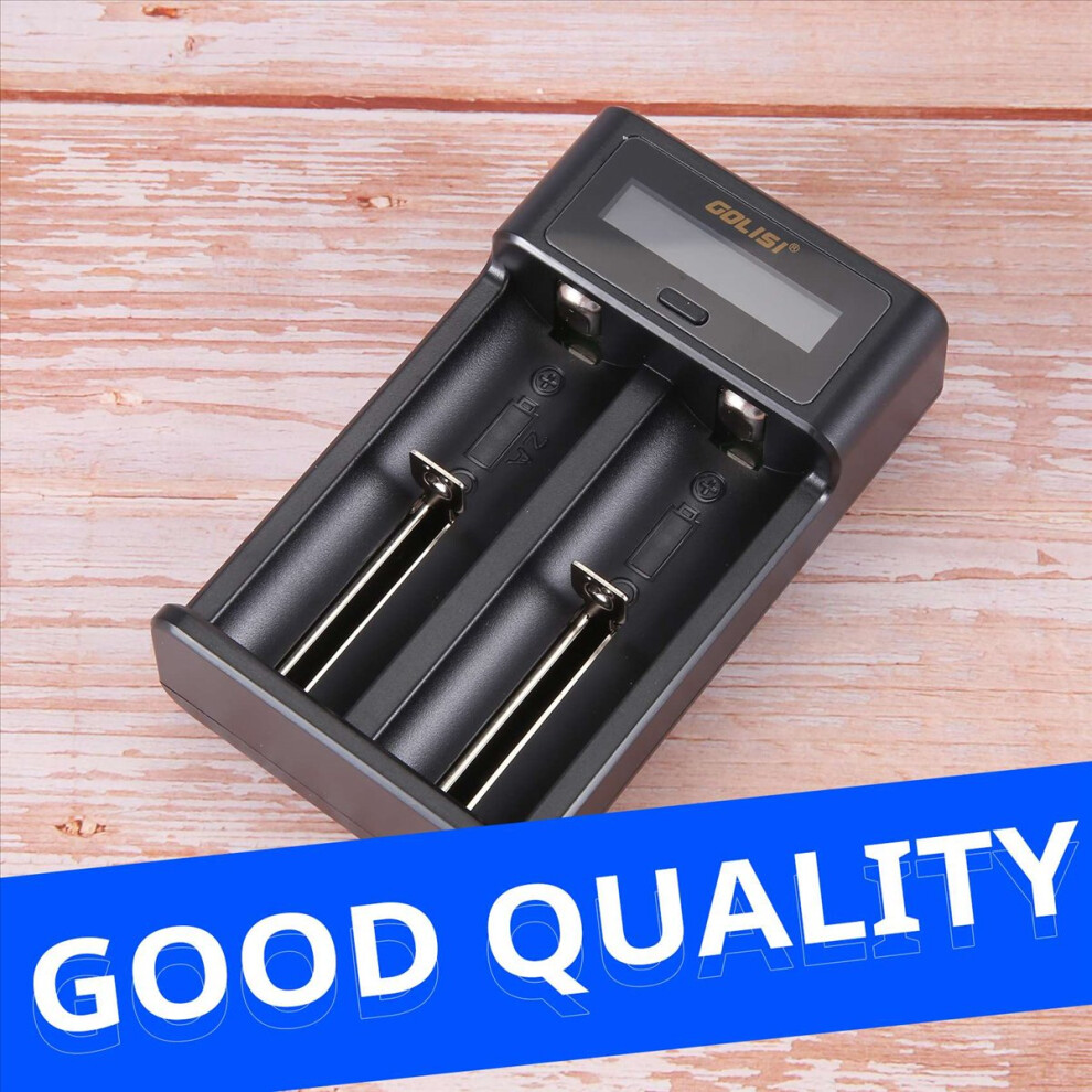 I2 2.0A Mini Smart Battery Charger Quick Charge Lcd Display 18650 26650 20700 21700 Rechargeable For 4851718681229