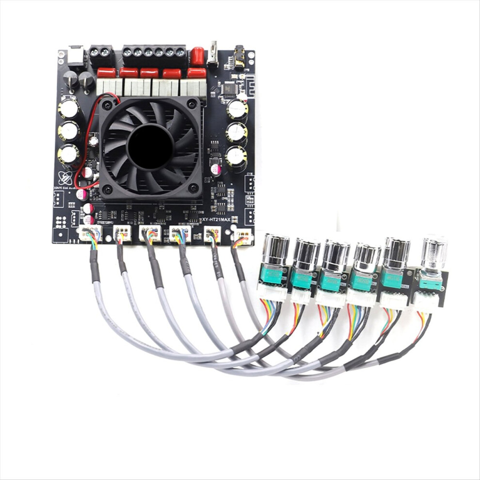 Ht21max Bluetooth Digital Amplifier Board 2.1 Channel 200Wx2+400W Subwoofer Tpa3223 4851726402632