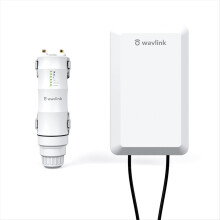 Outdoor Wireless Signal Enhancer AP Base Station POE Booster PoE Powered, Long Range Wi-Fi Extender EU Plug