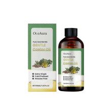 (3PCS)Organic Castor Oil 100% Pure Natural, Cold Pressed, Hexane Free - Castor Oil for Hair Growth, Thicker Lashes & Fuller Brows