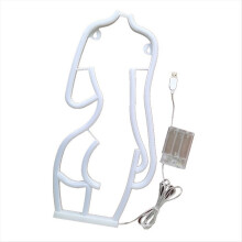 Neon Sign, Lady Back LED Lights Signs for Wall Decor Battery and USB Powered Sign Bedroom Bar Man Cave