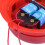 Sino elétrico redondo para alarme de incêndio escolar, 220 V CA, 100 mm de diâmetro (4 polegadas), vermelho. 7
