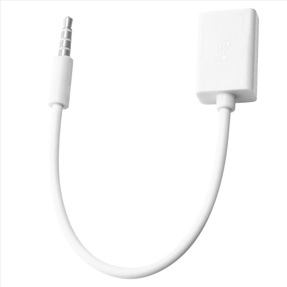 3.5Mm Male Aux Audio Plug Jack To Usb 2.0 Female Converter Cable Cord Car Mp3 For Smartphone Cellphone Phones 4851222310462