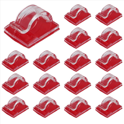 Hooks for Outdoor String Lights Clips 50 Pack Clear Light Hook with Waterproof Adhesive Backing Lamp 1