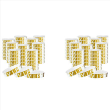 1000 Pulseiras VIP Leves para Eventos, Pulseiras Personalizadas para Festas, Pulseiras Coloridas Impermeáveis