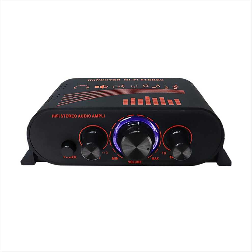 Ak170 Compact Size Audio Power Amplifier Portable Sound For Car And Home Speaker Amp 4851222319984