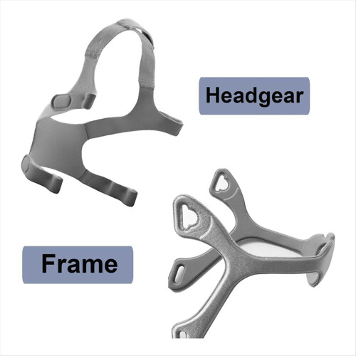 Headgear and Fabric Frame for Wisp Nasal Mask, Replacement CPAP WP, Standard Size 2