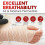 5 Rolls Elastic Bandage Wrap - Compression with Self Closure and Extra Clips,Latex Free for Sports,C 5