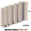 5 Rolls Elastic Bandage Wrap - Compression with Self Closure and Extra Clips,Latex Free for Sports,C 2