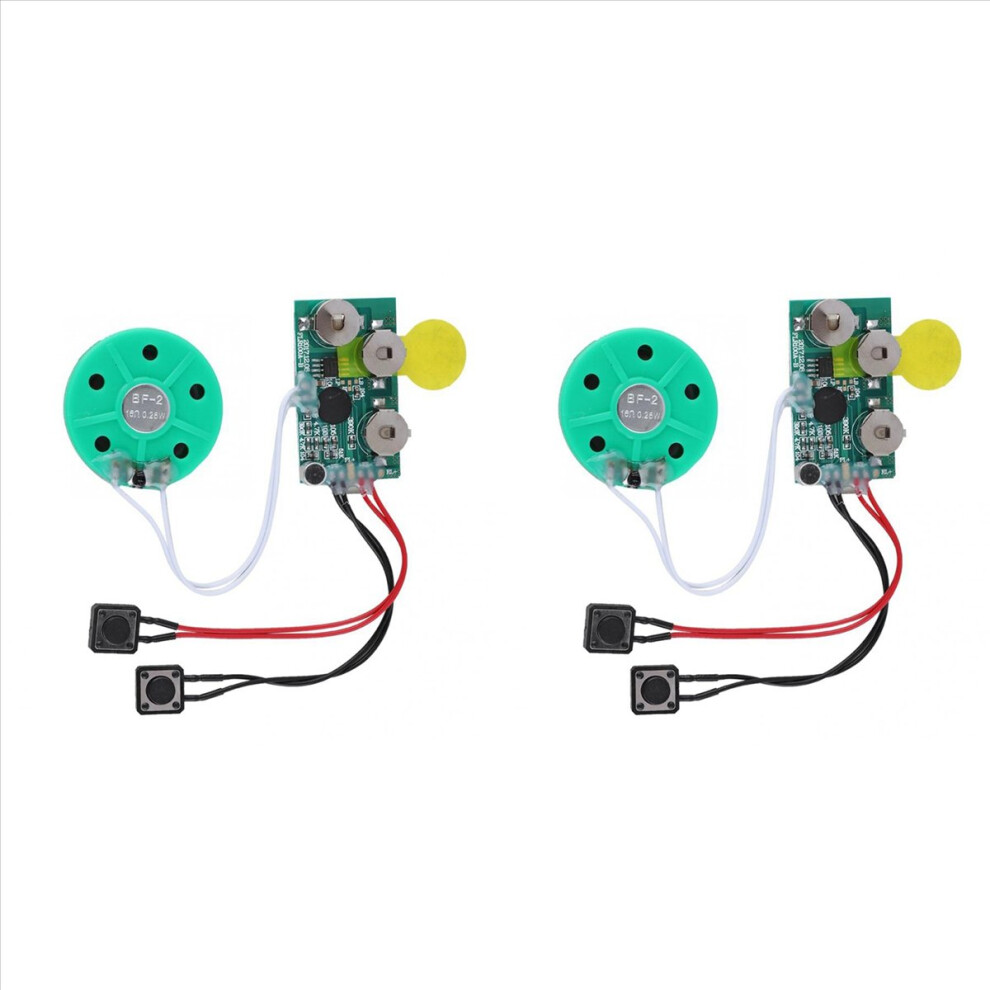 2X Diy Voice Module Card 4 Minutes Recording Playback Sound Chip Greeting For Holiday Luggage 4851222320089