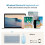 10 Inch Bluetooth Keyboard Rechargeable Ultra-Slim Wireless Mouse Keyboard Set for Android Tablet E 2