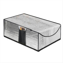 Capa impermeável com zíper para porta de sótão, isolante e à prova de fogo, ideal para o inverno.