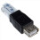 4X Hun USB A til Han Ethernet RJ45 Stik Adapter Ny 2