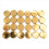24 Packs Jar Lids Regular Mouth Leak Proof Secure Storage Solid Caps (Gold) 7