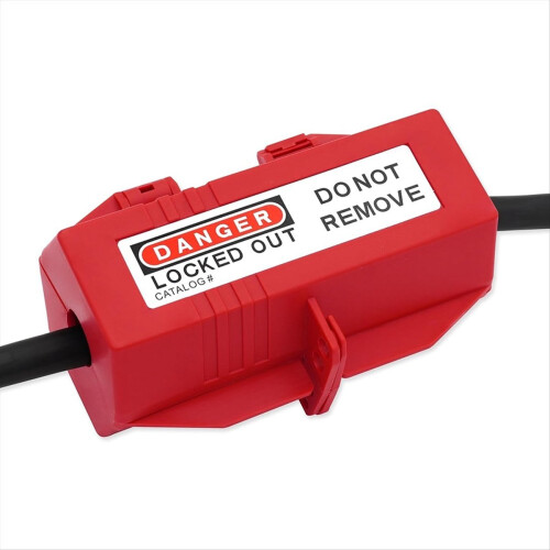 Plug Lock for Lockout Tagout, Large Electrical Plug Lock, Industrial Grade Electrical Plug Lockout Device 1