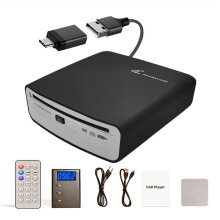 Ekstern stereoradio parabolboks bil cd/dvd-afspiller USB-grænseflade med AUX-boks til Android-afspiller radiotilbehør