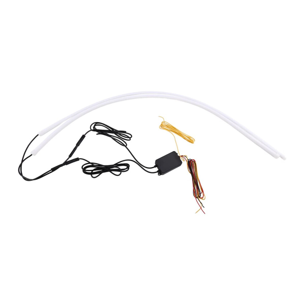 Car Led Strip Lights Sequential Drl Daytime Running Lights With Turn Signal With App Control 75Cm 4851385668363