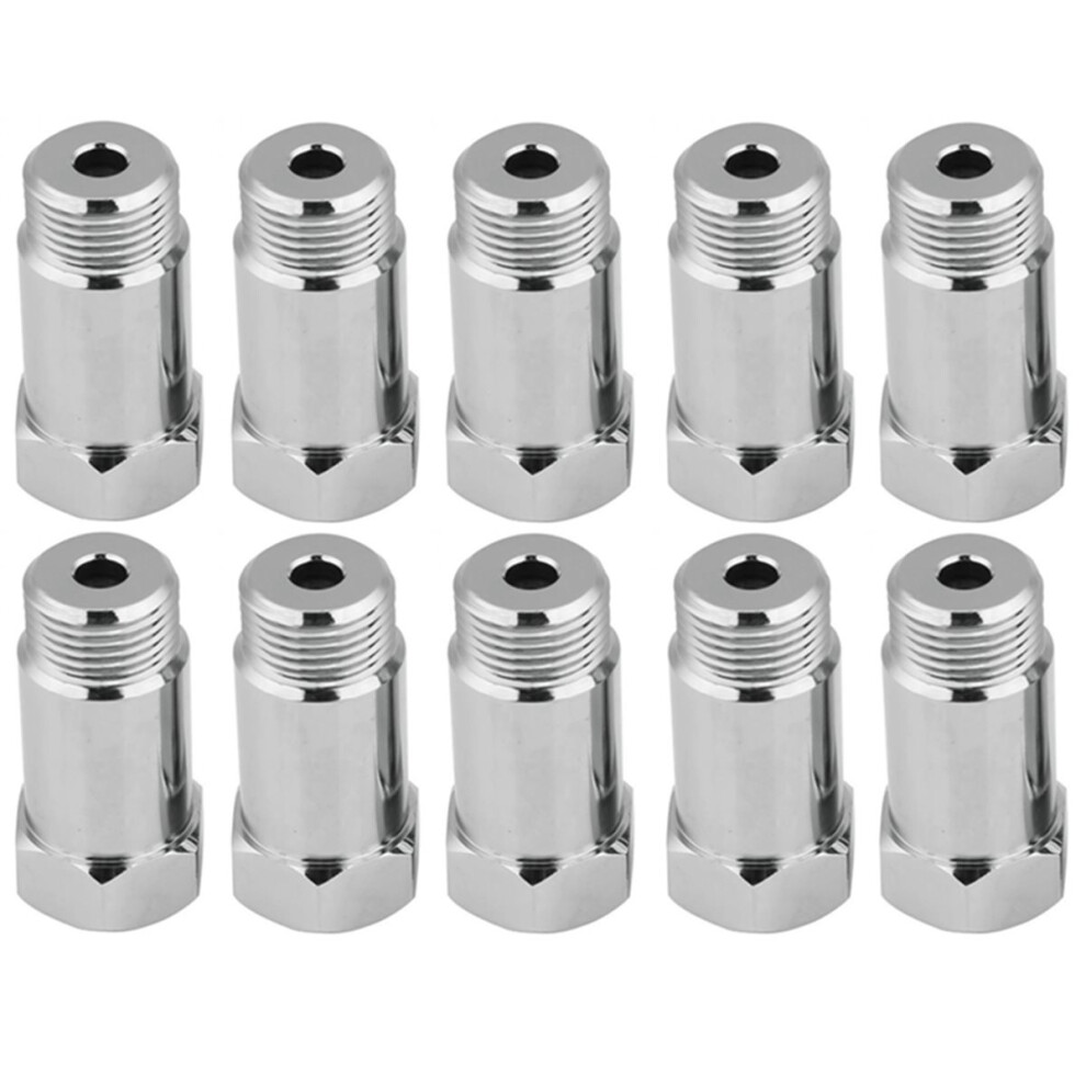 10Pcs Oxygen O2 Sensor Spacer Adapter Catalytic Converter Eliminator Adapter Oxygen O2 Sensor 45Mm M18x1.5 4851385693723