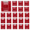 Hooks for Outdoor String Lights Clips 30 Pack Clips Clear Light Hook with 30 Waterproof Adhesive Backing 1