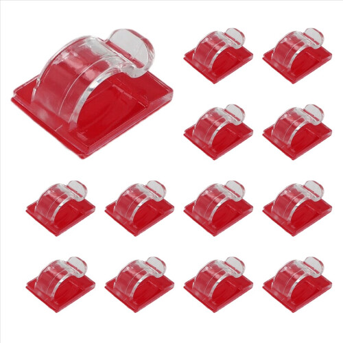 Hooks for Outdoor String Lights Clips 30 Pack Clips Clear Light Hook with 30 Waterproof Adhesive Backing 1