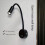 2PCS Bedside Working Study Reading Lamp Wall Sconces 3W LED Book Night Light for Bedroom Dormitory 5