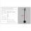 2PCS Bedside Working Study Reading Lamp Wall Sconces 3W LED Book Night Light for Bedroom Dormitory 4