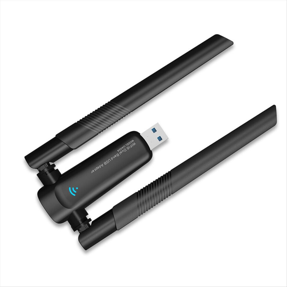 1800Mbps Wifi 6 Usb Adapter 5G/2.4Ghz Wi-Fi Wireless Network Card High Gain Antenna 4851385649607