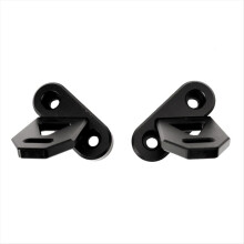 A-Pillar Windshield Hinge Mounting Ditch Light Brackets for JK 2007-2017 Hood Cowl Mount Brackets