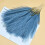 Buquê artificial de capim-dos-pampas, 43 cm (16,9 polegadas), decoração boho, flor azul marinho. 4