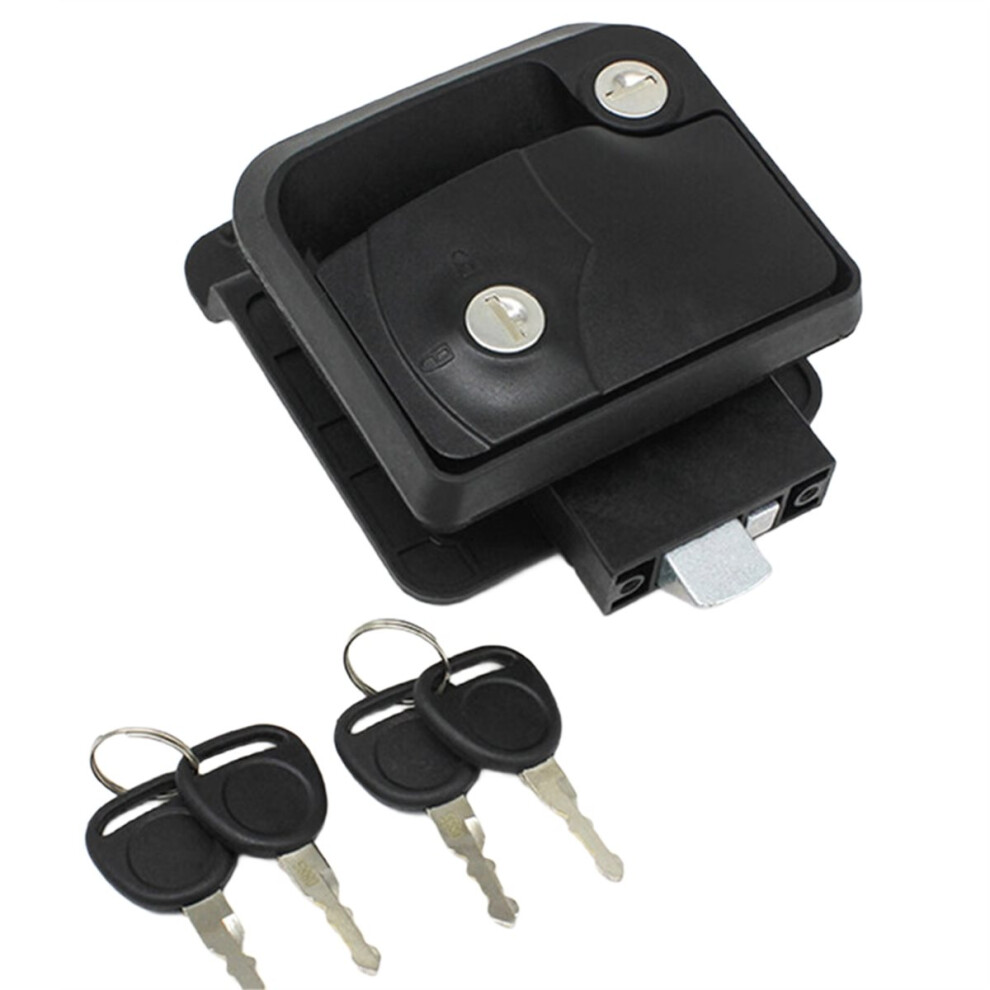 Car Rv Door Lock W 4 Keys Inside And Outside Open Mechanical Lock For Rv Car Yacht Tourist Car Automobile Modified 4851385687081