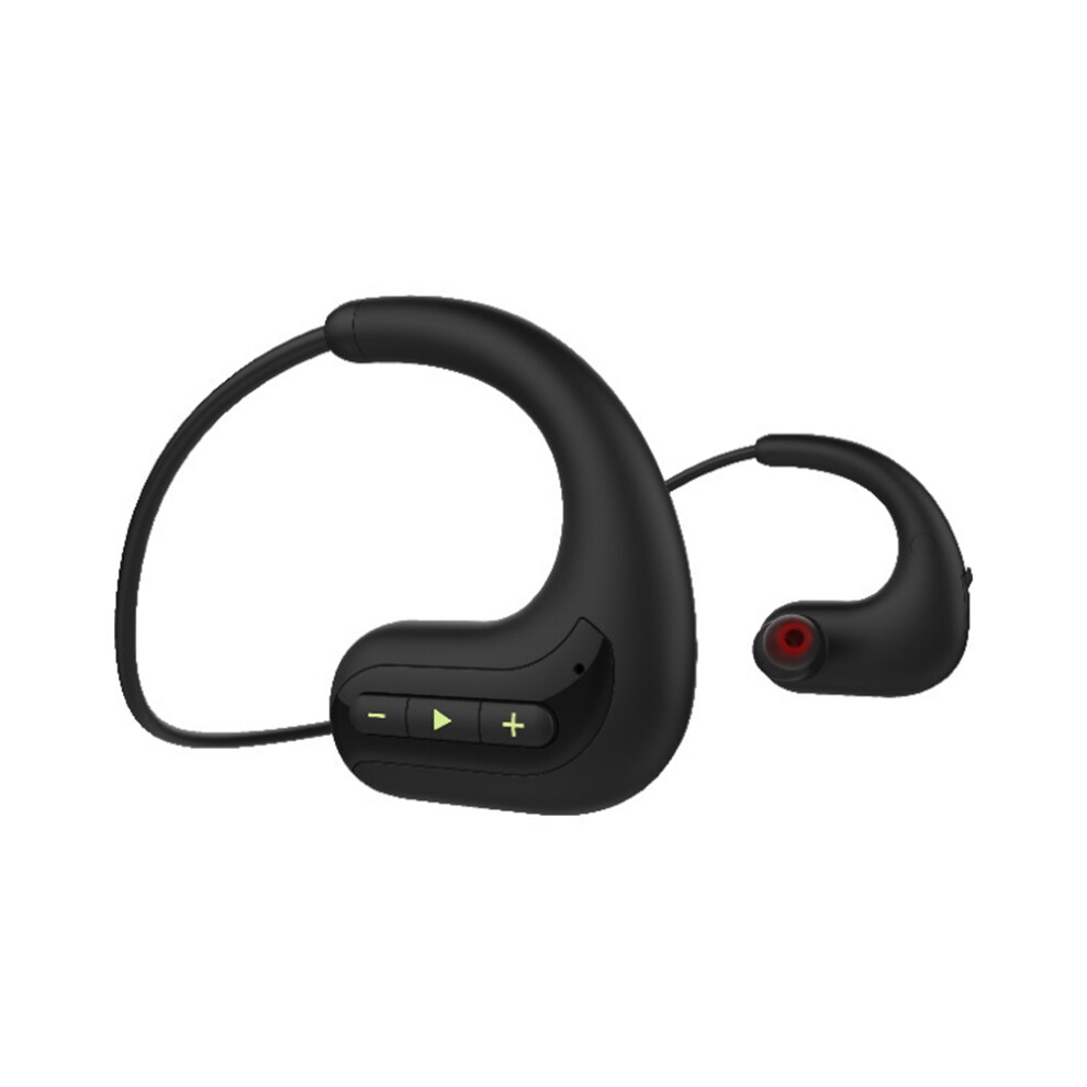 Wireless Earphones Ipx8 S1200 Waterproof Swimming Headphone Sports Earbuds Bluetooth Headset Stereo 8G Mp3 Player(Black) Black 4852088525496