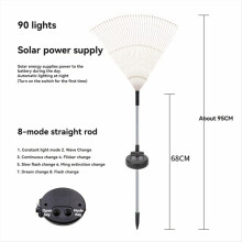 4Pcs Solar Firework Fairy Light LED Outdoor Garden Decoration Lawn Pathway Light for Patio Yard Christmas Wedding,A